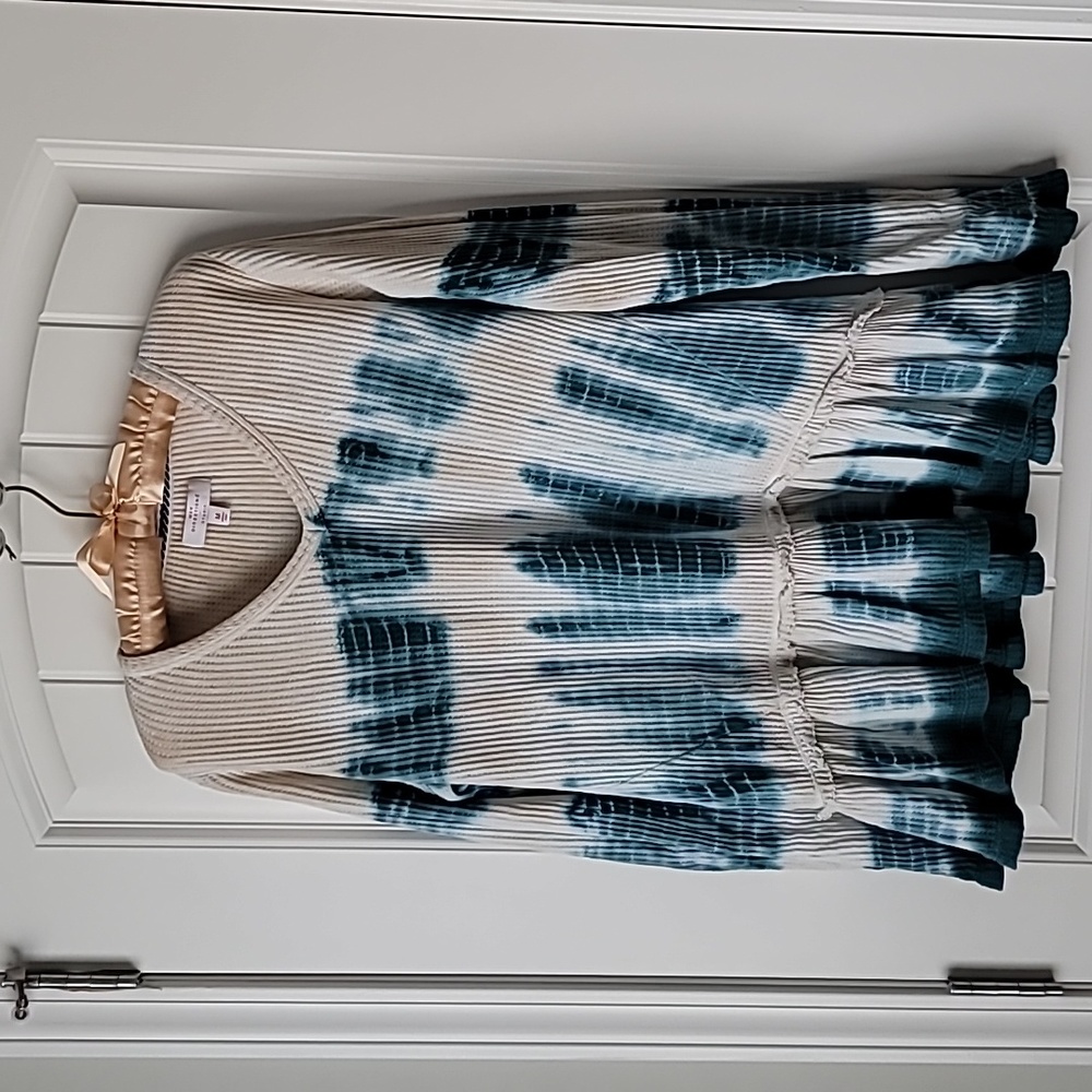 Women's New Direction Tye Die Waffle Top